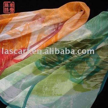 georgette silk scarf in stock