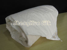 OKEO-TEX100 Certificate Jacquard cotton filled hand pulled silk white quilts