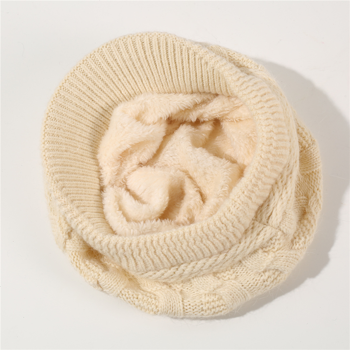 European and American warm rabbit wool knit cap (13)