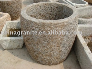 Antique limestone trough
