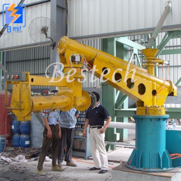 phenolic resin sand sand mixer machine with double arm