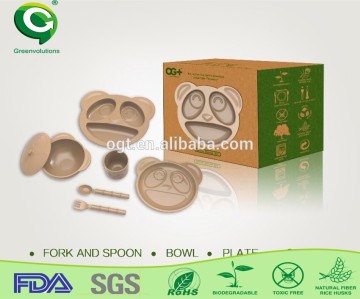 biodegradable baby rice ware