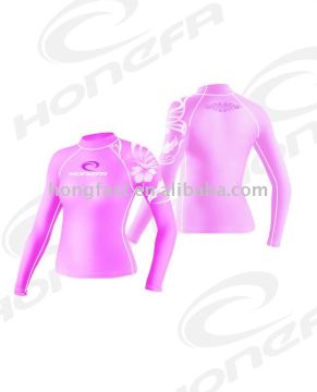 women men rash guard lycra suits lycra cloth red rashguard