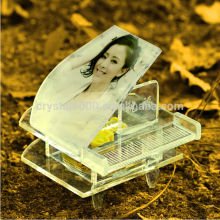 Crystal piano with led light wedding gift