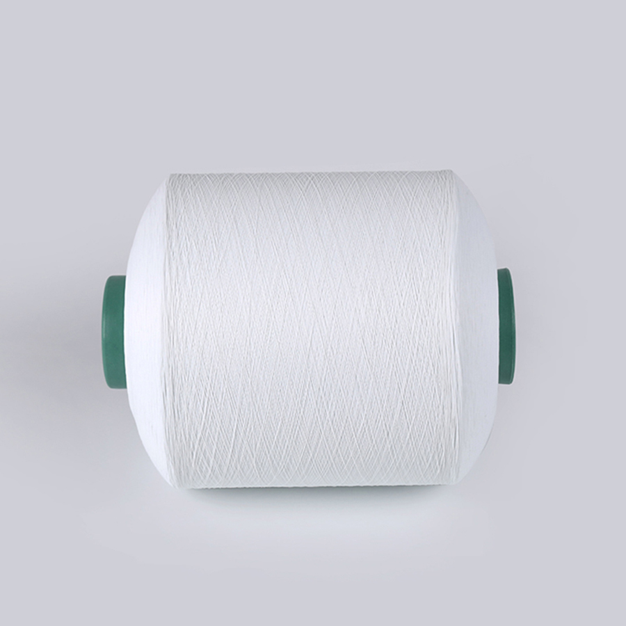 Weft pure polyester yarn kg price for narrow ribbons