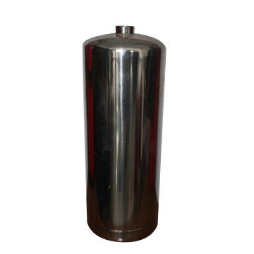 Cilindro de aço inoxidável, disponível para extintor de água