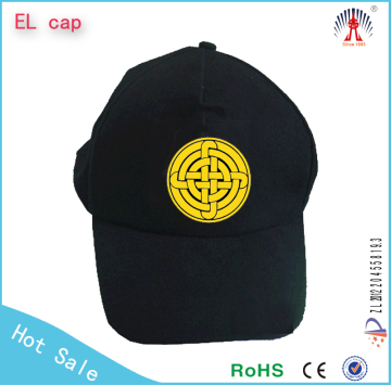 Animation EL cap panel el flash cap logo