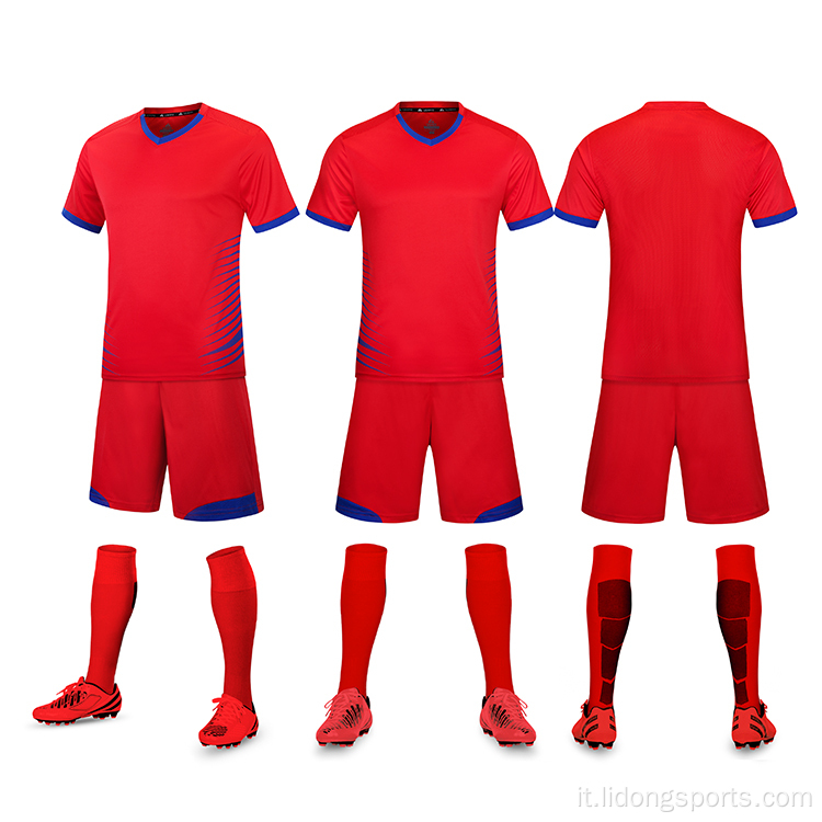 Squadre moq traspiranti MOQ Soccer Jersey Uniform Wholesale