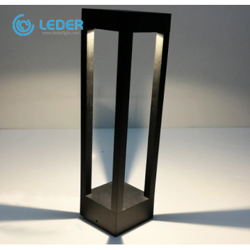 LEDER 7W Exterior Black LED Bollard Light