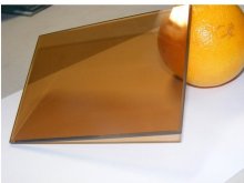 4-6mm dark green tinted building reflective glass for windows