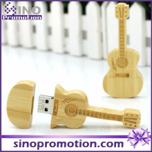 Оптовый миниатюрный деревянный флеш-накопитель USB Guitar 8GB