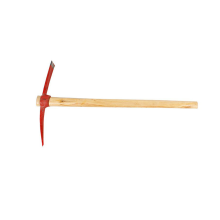 Red Shovel and Pickaxe for Construction and Fire Control