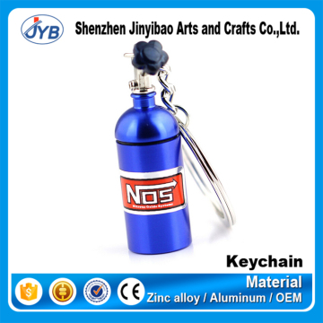 custom color aluminum 3d cool gas tank shape keychain