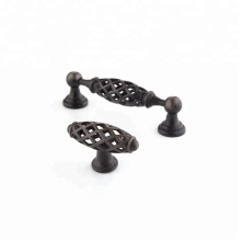 Iron Cabinet Knob Birdcage Kitchen Handles Closet