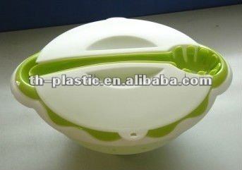 plastic salad container, plastic salad bowl