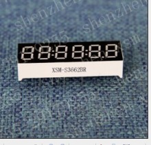 6 digit 7 segment led display