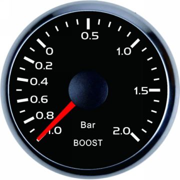 12V 24V 52mm Boost Turbo Gauge