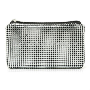 Chain mail clutch bag