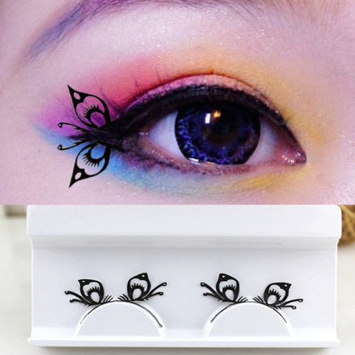 Paper-cut hand made false eyelashes