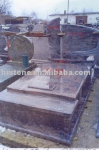 muslim granite kerbs for double gravestone tombstone