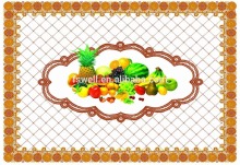 Plastic square table cloth independent tablecloth