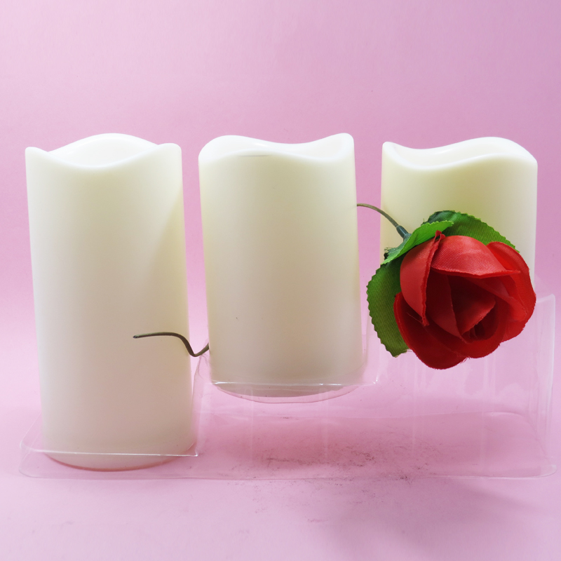 plastic shell candle 