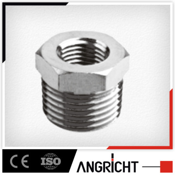 B408- NPT threaded brass plug fittings