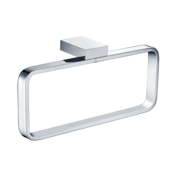 Silver brass towel ring