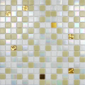 Parete d&#39;arte di piastrelle di vetro mosaico backsplash misto