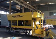 Without chassis micro surfacing paver