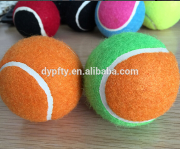 china supplier orange and green assorted tennis balls for promotion