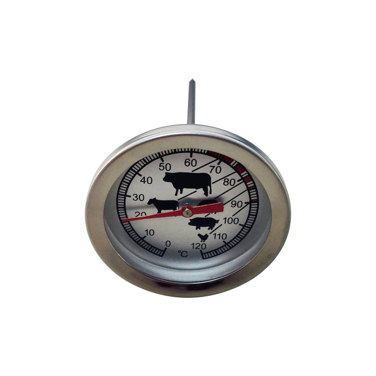 Oven Safe Stainless Steel Meat Probe Analogue Thermometer 3 Jpg