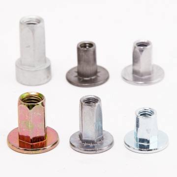 Steel Clinch Standoffs: Self-clinch Rivets, Bolts, and Nuts - BSO-832-18 Flat Hex Head Self-clinching Standoffs