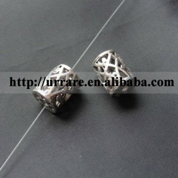 Alloy Barrel Beads