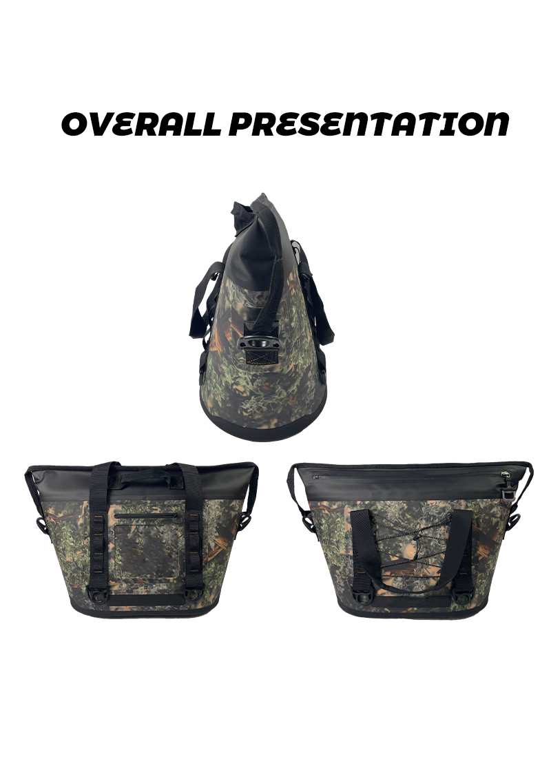 beach outdoor camping outdoor hard table top Cup Holders cold insulated soft Foldable eva shoulder Cooler bag