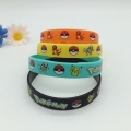 Pokemon οθόνη εκτύπωση σιλικόνη Wristband