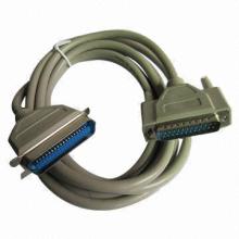 Printer Cable, Suitable for Scanners, Ex-modems and VGA Devices, RS232 Interface