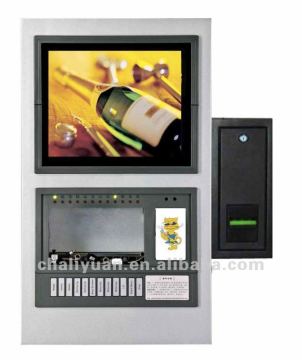 Bill-operated 17'' LCD Cellphone Charger Kiosk