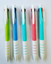 multicolor pen with red blue black refill