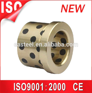 Flange buhs copper guide graphite coated bushing,lubricating sliding brass bush
