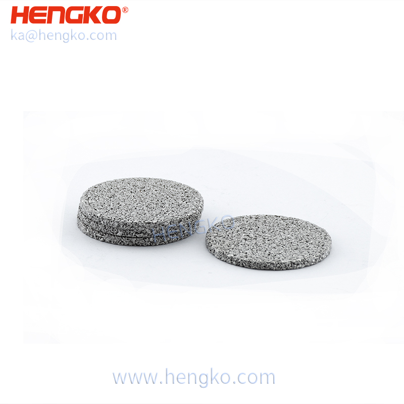 Customized porous metal component sintered stainless steel 316L filter disc for filtration systems