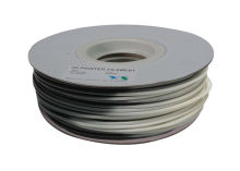 Afinia 3d Printer Consumables Thermoplastic Filament , Pla 3mm 3d Printer Filament Grey To White