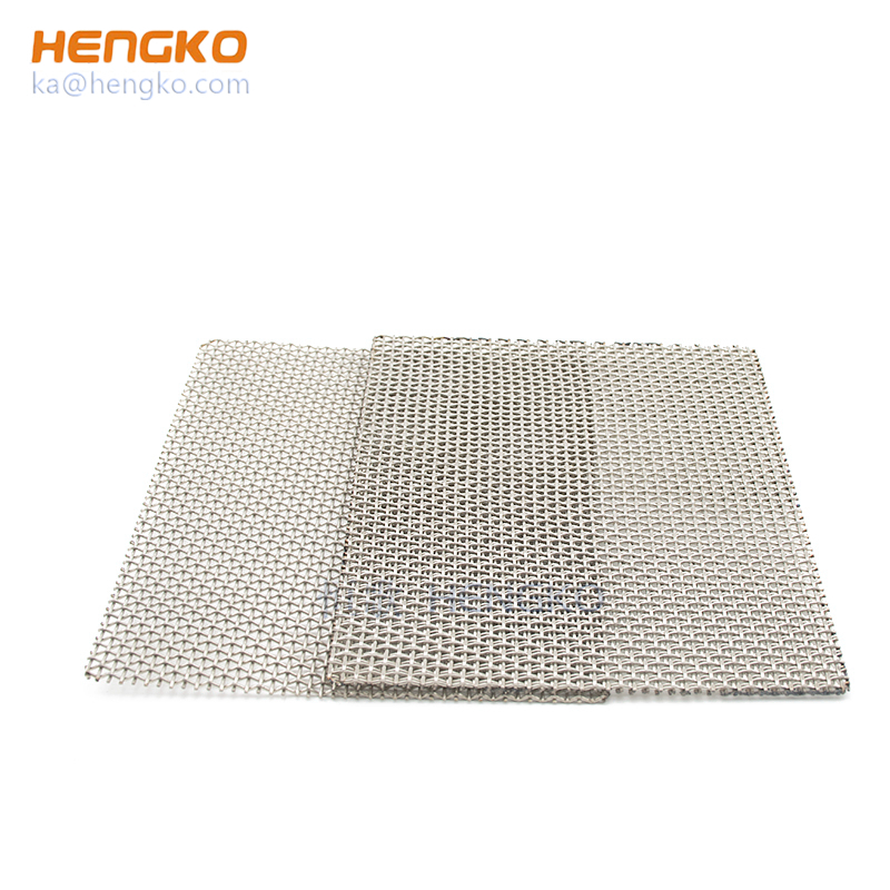 HENGKO high quality microns porous sintered stainless steel wire mesh filter plate for multipurpose purification and filtration