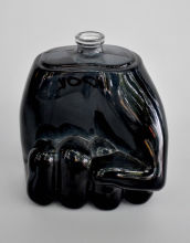 100ml  Black Electro-plated Hot Stamping Perfume Glass Bottles