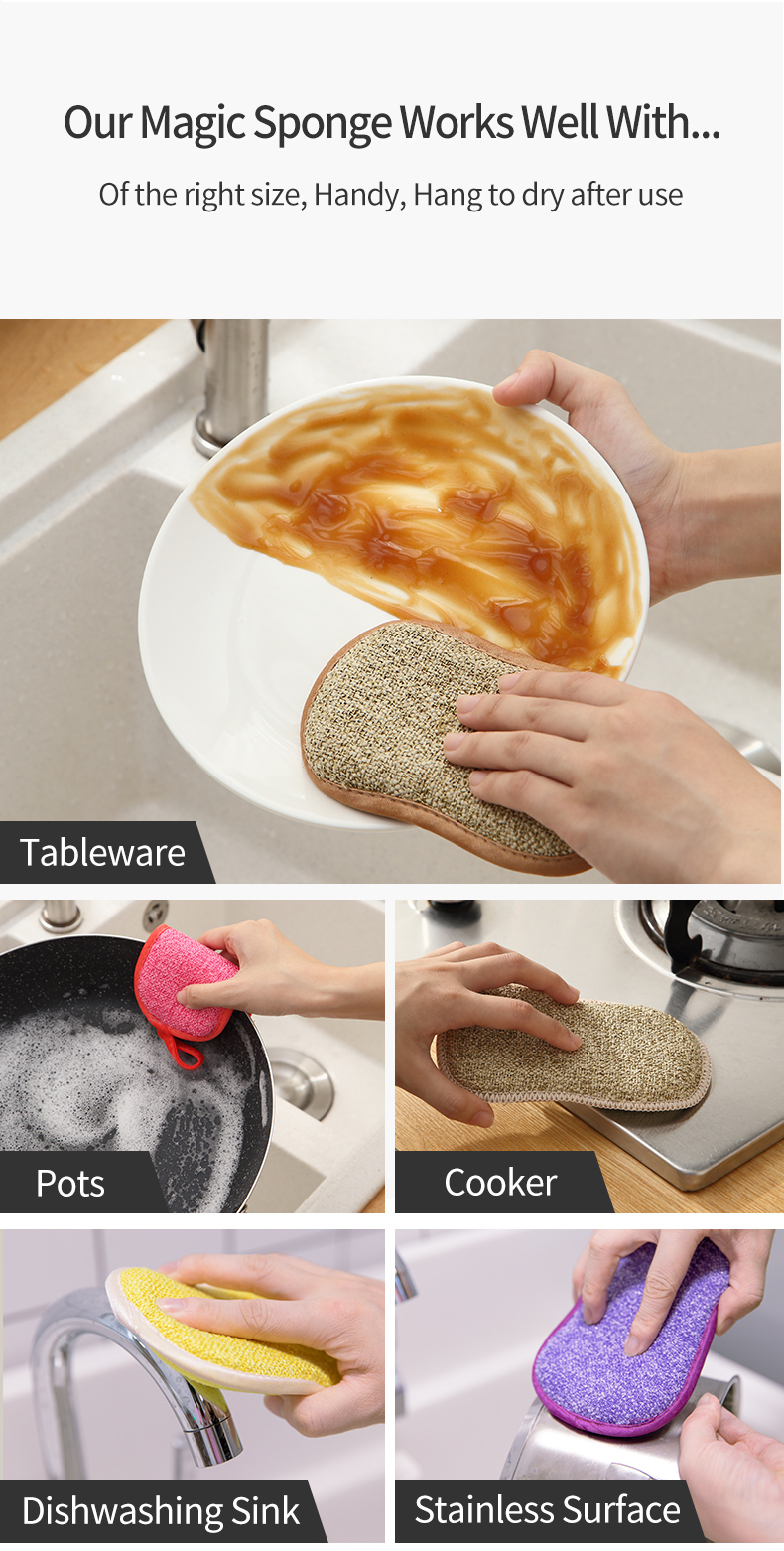 microfiber kitchen sponge