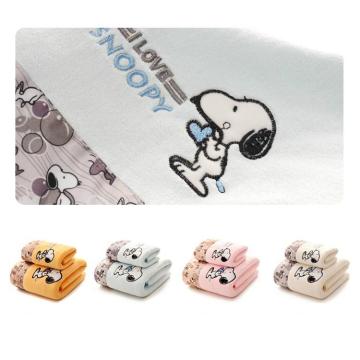 Serviettes d&#39;absorption d&#39;eau de dessin animé de broderie microfibre adultes