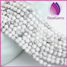 4mm natural white turquoise beads gemstone round loose beads