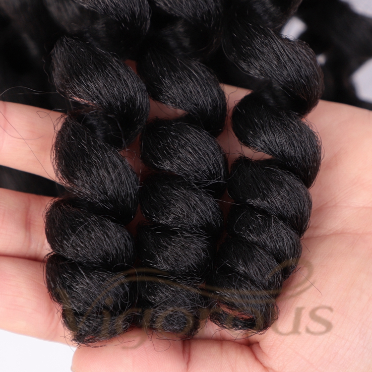 Vigorous 8 Inches 10 Strands Wand Curl Jamaican Crochet Braid Hair 13 Colors Pre Loop Synthetic Crochet Braiding Hair Extensions