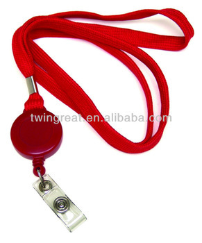 lanyard with retractable badge reel /badge holder