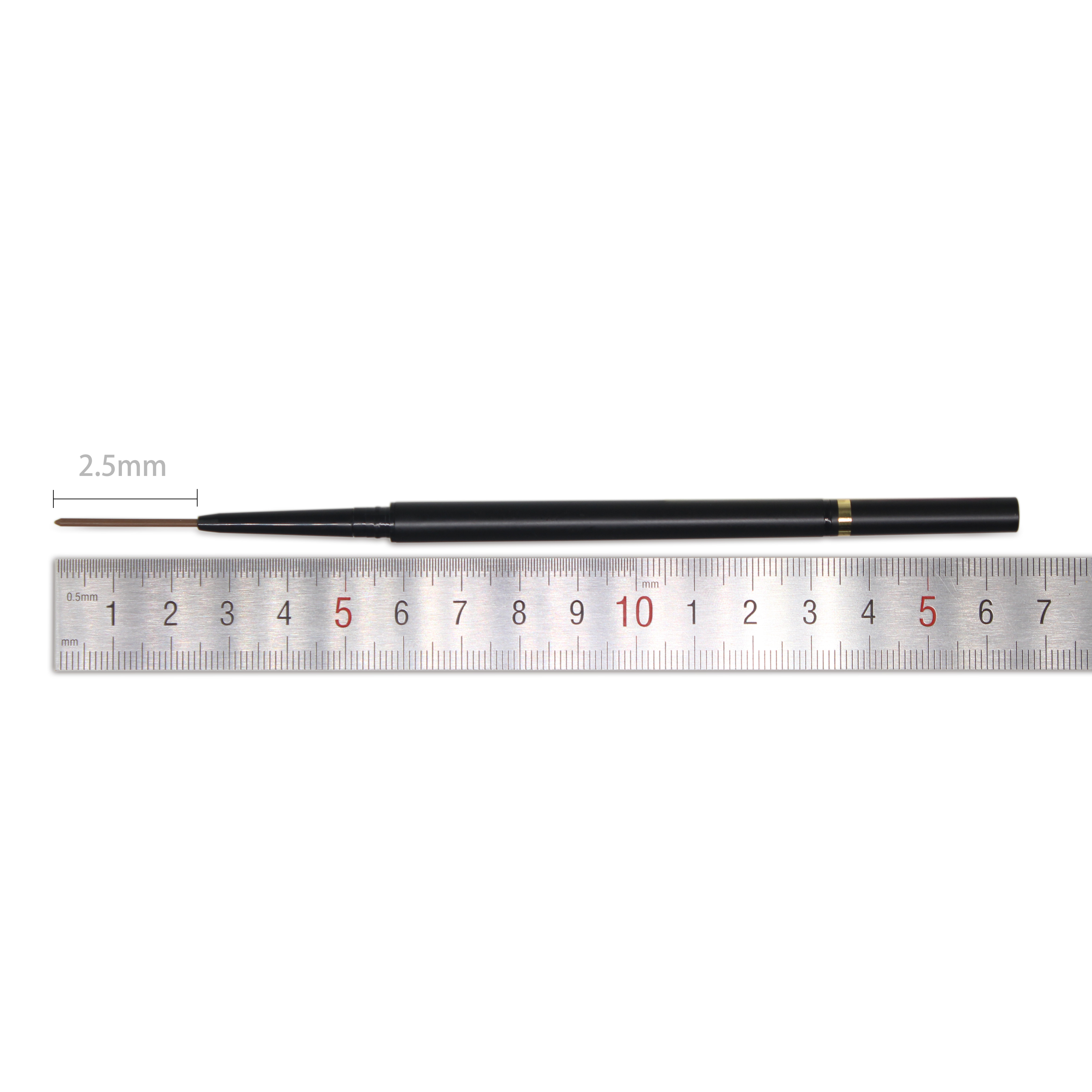 6-color double-head thin eyebrow pencil Delicate and natural color Auto-rotating eyebrow pencil Customizable logo